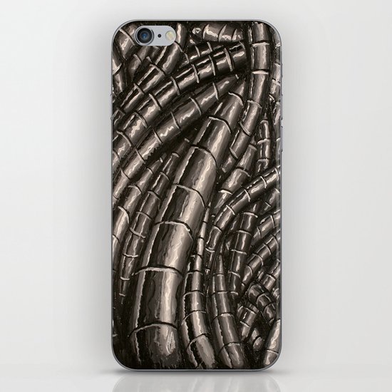 metal cables iPhone & iPod Skin