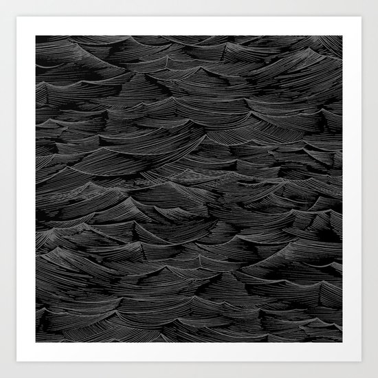 Abstract Waves.... Art Print