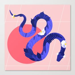 Blooming Snake N2 Canvas Print