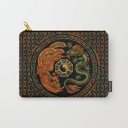 Phoenix and Dragon with bagua #2 Carry-All Pouch