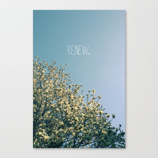 Renew Canvas Print