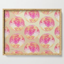 Disco Ball – Pink Ombré Serving Tray