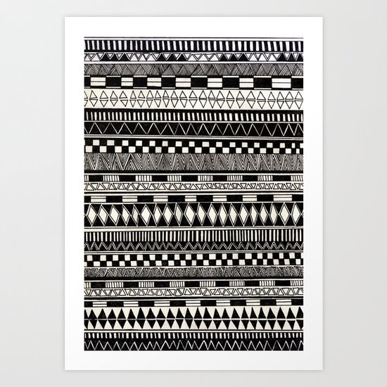 black//white Art Print