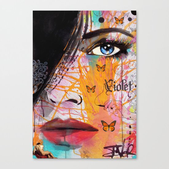VIOLET Canvas Print