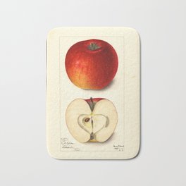 Robison Apple Vintage Art Print Bath Mat | Design, Kitchen, Vintage, Culinary, Food, Cooking, Artwork, Antique, Poster, Classic 