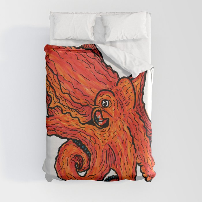 OCTO THE OCTOPUS Duvet Cover