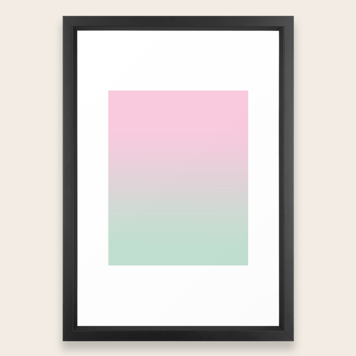 Keelee Ombre Pastels Minimal Canvas Art Painting Sunset Nursery