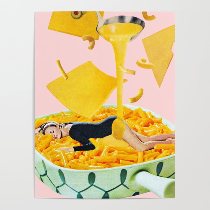 Cheese Dreams (Pink) Poster