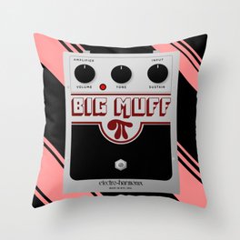 Big Muff Fuzz Throw Pillow