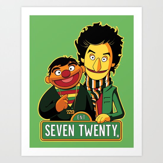 E is for Entertainment Art Print