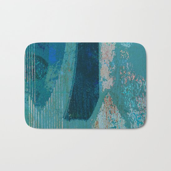 Blue Bath Mat