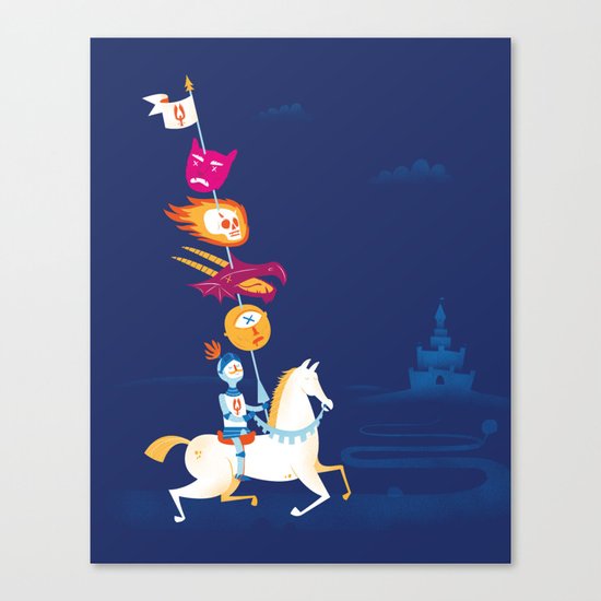 Lancelot Canvas Print