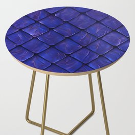 Dragon Skin (Blue) Side Table