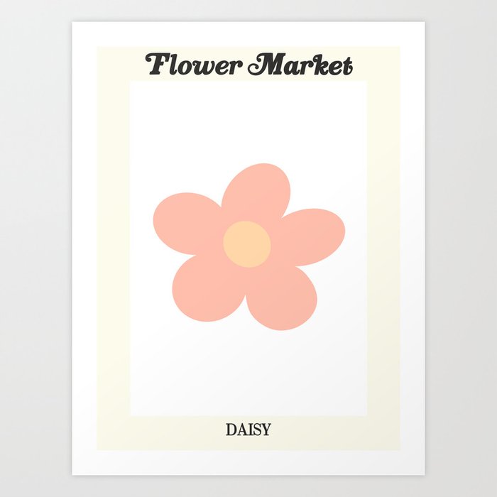 flower market / daisy Art Print