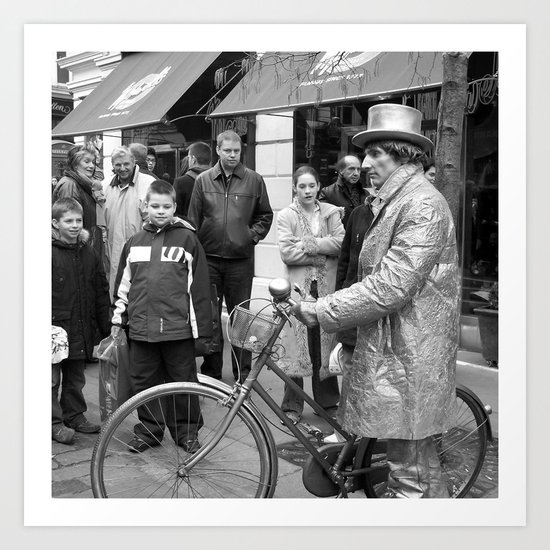 Street Performer Art Print