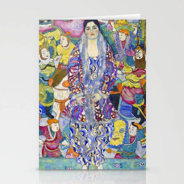 Gustav Klimt "Portrait of Friederike Maria Beer-Monti" Stationery Cards