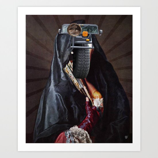 She´s tyred Art Print