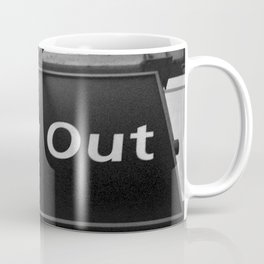 Way Out Coffee Mug