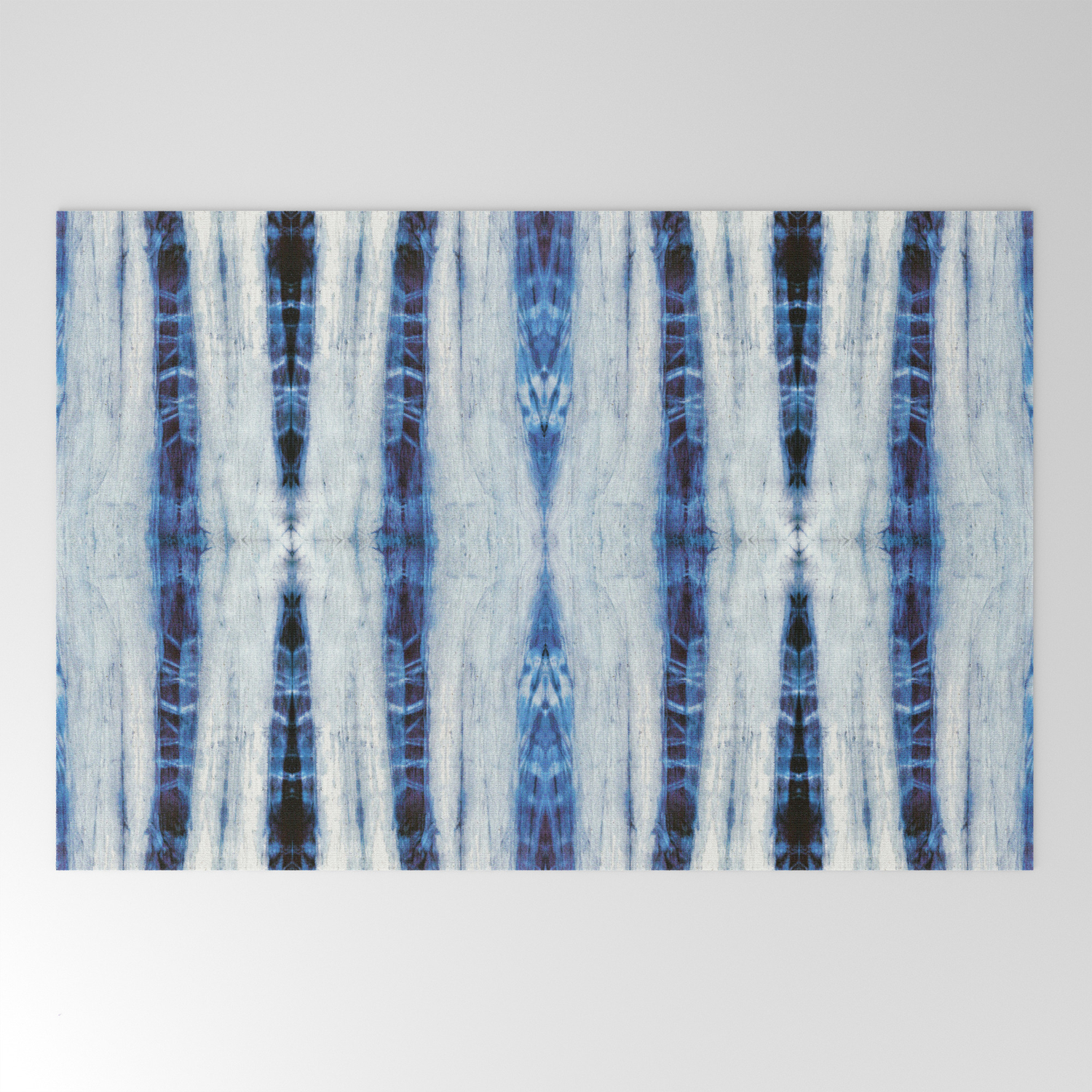 Nori Blue Welcome Mat By Ninamay Society6