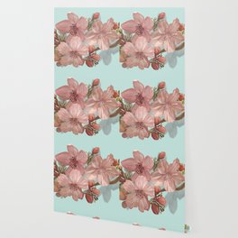 Japanese Painting of Cherry Blossom Wallpaper