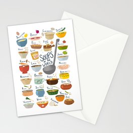 Soups of the World Stationery Card