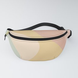 Abstract Color Waves - Neutral Pastel Fanny Pack