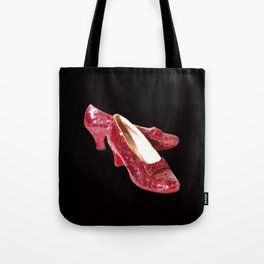 Ruby Slippers Movie Prop Red Sequins Tote Bag