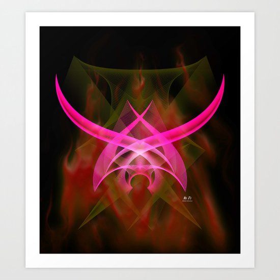 In Flight 5 of 5 Series Art Print