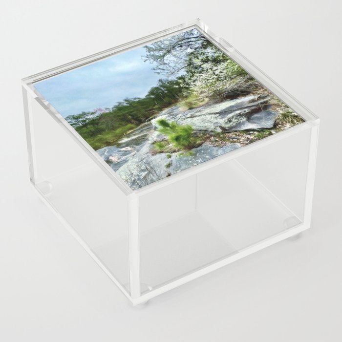 Greenery on the Mountainside Acrylic Box