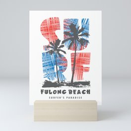 Fulong Beach surf paradise Mini Art Print