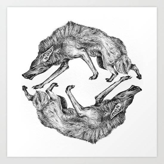 Wild Hair Art Print