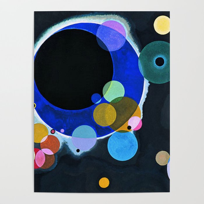 Several Circles Wassily Kandinsky 1926 Poster