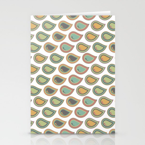 Paisley texture Stationery Cards