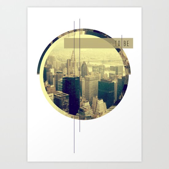 NY Skyline Art Print