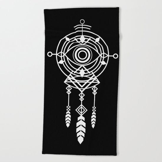 Cosmic Dreamcatcher Beach Towel