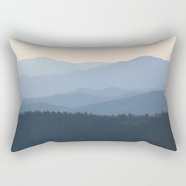 Blue Ridge Mountains Rectangular Pillow