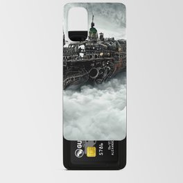 Steampunk flying ship Android Card Case
