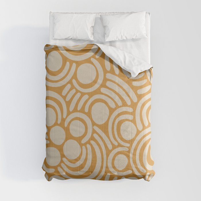 Neutral Abstract Pattern #3 Comforter