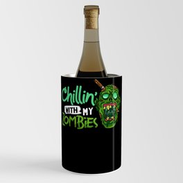 Scary Zombie Halloween Undead Monster Survival Wine Chiller