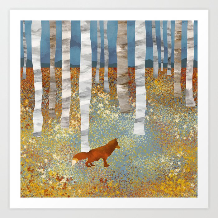 Autumn Fox Kunstdrucke Autumn Fox Kunstdrucke