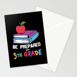 Be Prepared For 5th Grade Stationery Card