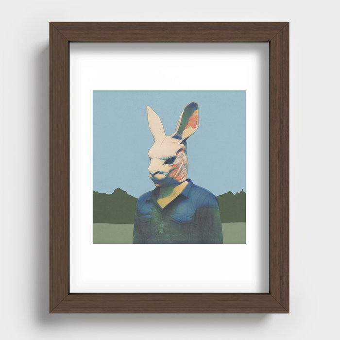 Year of the Rabbit Recessed Framed Print