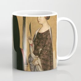 Gentile da Fabriano - Madonna with Child and St Catherine, St Nicolas and Donor Coffee Mug
