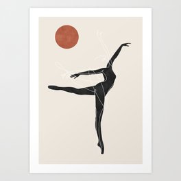 Black swan Art Print