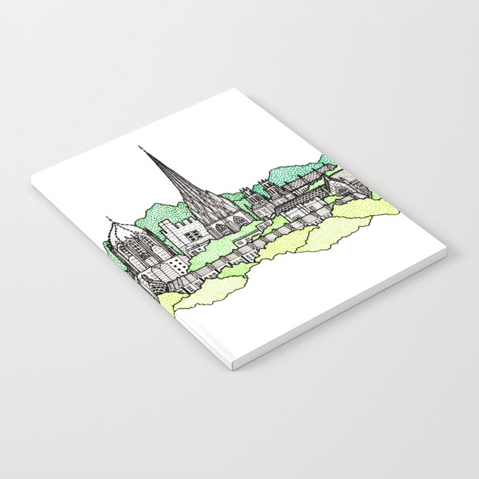 Oxford City Skyline Notebook