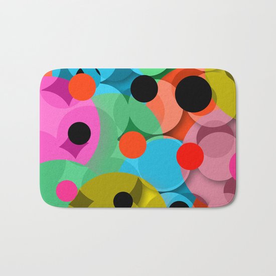 dots over dots Bath Mat
