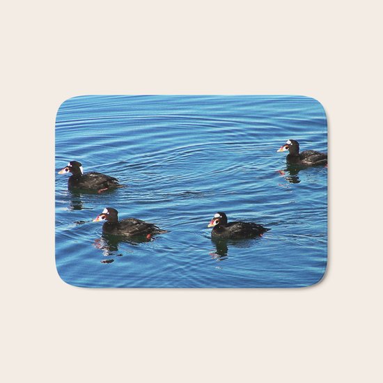 Surf Scoters Bath Mat