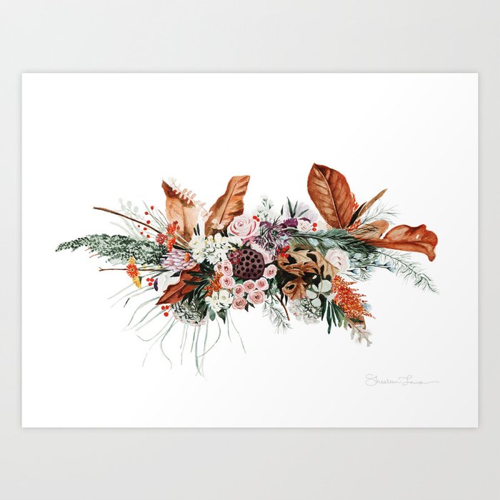 Fall Bouquet Art Print