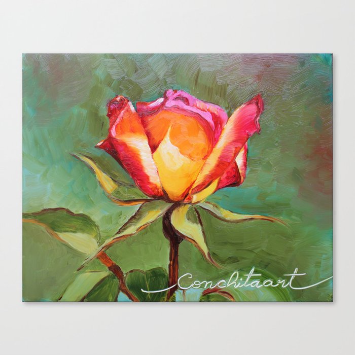 "Lonely Rose #1" Canvas Print