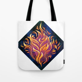 "Inflamed" (on White) - Brooke Duckart Tote Bag